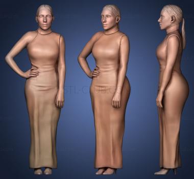 3D model Kim Kardashian (STL)